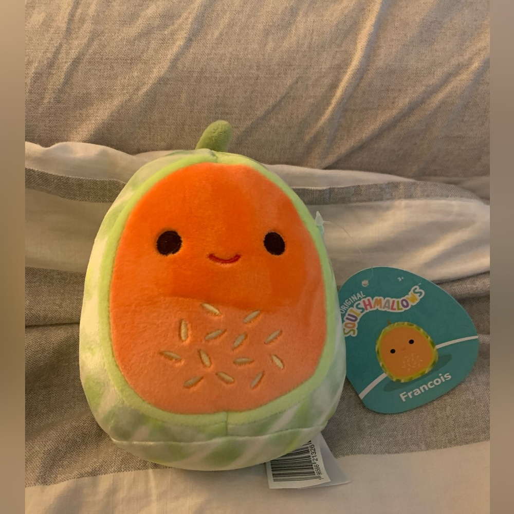NWT Francois the Cantaloupe Melon 5" Fruit Squishmallow